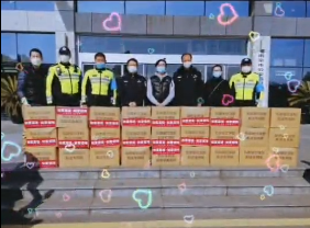 如意菜飯、如意餛飩南京分部，為南京交管局機動大隊送去了5000份如意食品