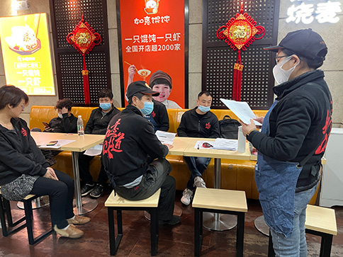 無錫江陰區(qū)區(qū)域紅燒牛肉面，重慶小面，豌雜面新品培訓并考核通過